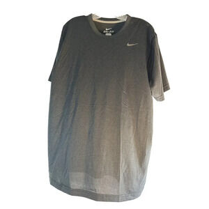 Nike Dry Fit Mens T-Shirt Black Size XL TG EG